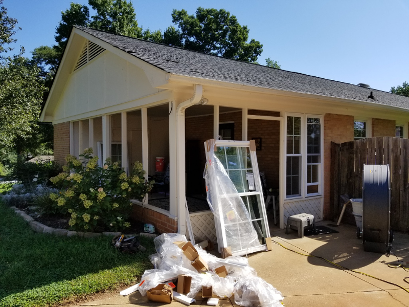 Sunroom Window Remodel